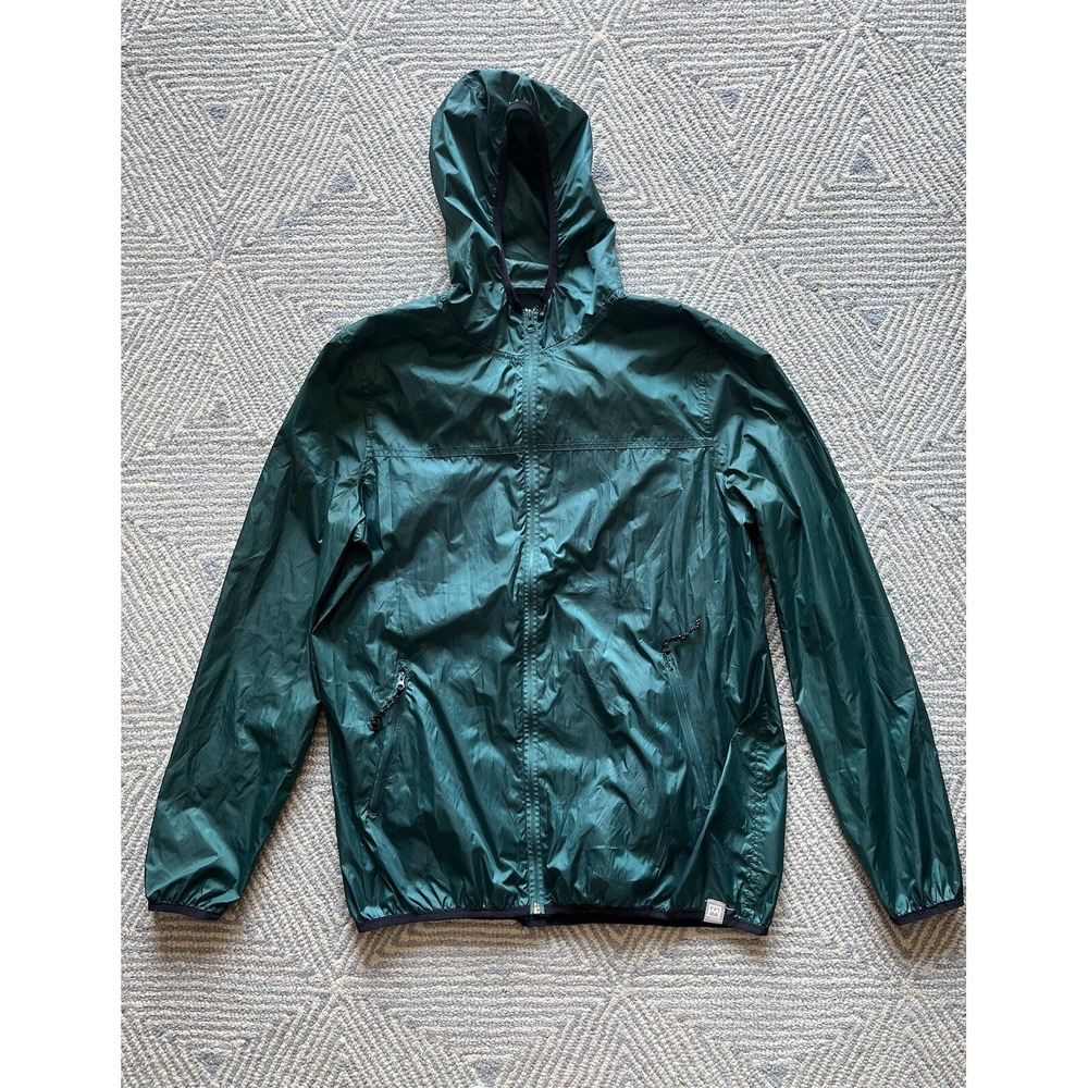 Avalanche Outdoor Supply Company Lightweight Hooded Raincoat - Green - Large